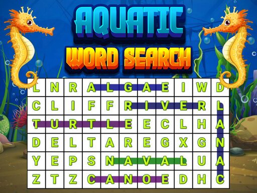 Aquatic Word Search Online