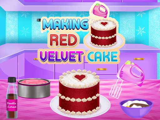 Making Red Velvet Cake Online