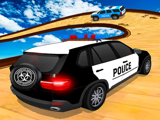 Police Prado Car Stunt Ramp Car Racing Game 3D Online